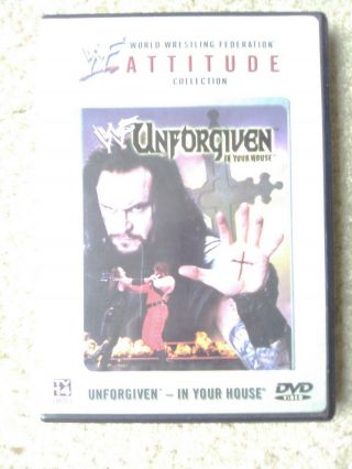 Wwf Unforgiven In Your House 1998 Dvd Very Rare Us Release