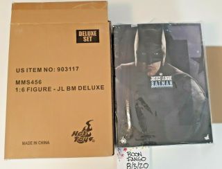 Hot Toys Dc Comics Justice League Batman Deluxe Mms456 1/6 Scale