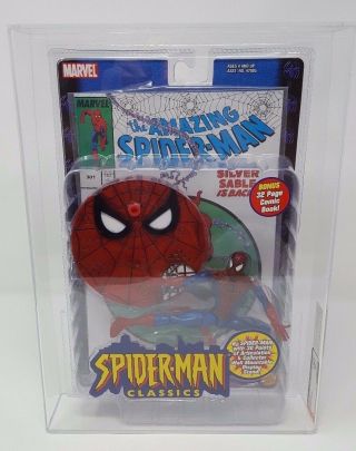 Afa Spider - Man Classics Series 1 Toy Biz 2001 Marvel Comics Uncirculated U85nm,