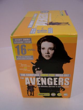 Rare The Avengers Cult Classic 1965 - 67 16 Dvd.  50 Episodes.