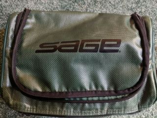 Sage Rods Flyfishing Reel Bag Case Carrier Old School Rare