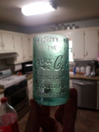 Rare Antique Bottle Upcycled Ss Coke Alabama