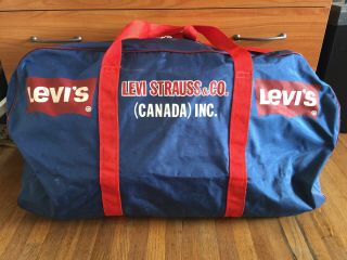Vintage Levis Strauss Co Canada Duffle Bag Rare
