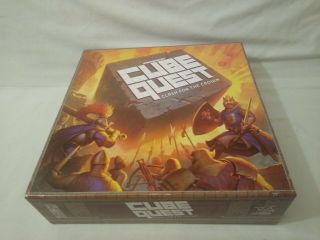 Cube Quest Clash For The Crown Board Game - Complete Rare