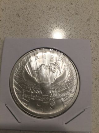 2014 1 Oz.  999 Silver Shield Round Coin Sbss,  Rare,  Arise,