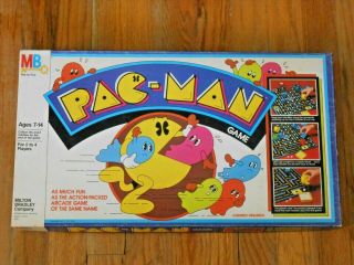 Vintage Board Game - Pac - Man - Milton Bradley - 100 Complete - Rare