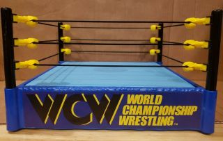 Wwe Mattel Wcw Hall Of Fame Blue Retro Figure Ring Elite Target Exclusive Rare