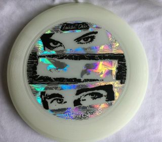 Rare Vintage 1980 Wham - O Frisbee Disc Tracker Glow In The Dark Iridescent