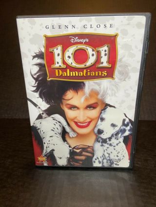 101 Dalmatians [live Action] Dvd Rare Oop Glenn Close Disney
