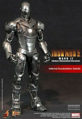 Hot Toys Iron Man 2 Mark Ii 1:6 Figure 12 " Armor Unleashed Version Mms150 901375