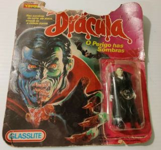 Dracula Action Figure - Terror Series - Glasslite Brazil - Card