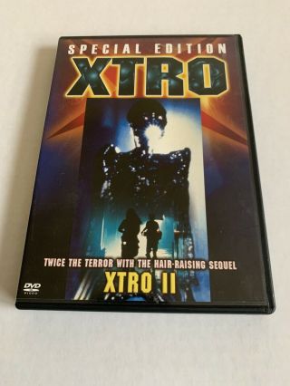 Xtro / Xtro Ii 2 The Second Encounter Dvd Cult Horror Sci - Fi Image - Rare & Oop