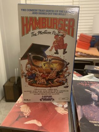 Hamburger The Motion Picture Vhs 1986 Media Rare Oop Htf Cult Screened Likenew