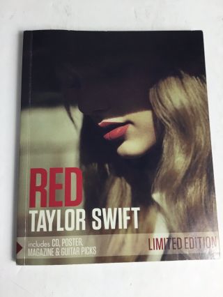 Rare Taylor Swift Red Limited Edition Book Only (no Cd Or Guitar Picks)