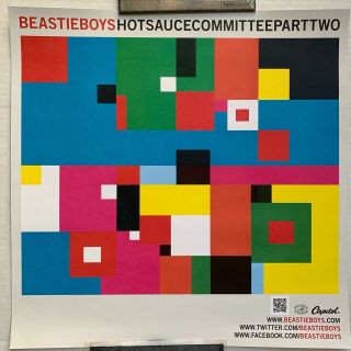 Beastie Boys Hot Sauce Commitee Part Two Album Poster 2 - Sided Rare