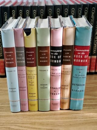 Commentary On The Book Of Mormon By George Reynolds 8 Volumes Full Set Lds Rare