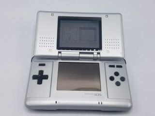 Rare Nintendo Ds 1st Gen Ntr - 001 Console System Silver