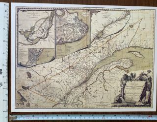 Historic Antique Old Vintage Map 1700 