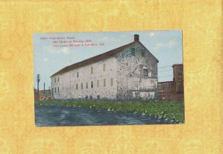 Ma Fall River 1908 - 29 Antique Postcard Old Globe Or Durfee Cotton Mill Mass