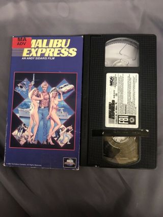 Malibu Express (vhs,  1985) Andy Sidaris Sybil Danning Mca Rare Comedy Sleaze