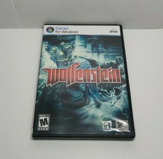 Rare - Wolfenstein Pc 2009 Games For Windows Pc Dvd Complete -