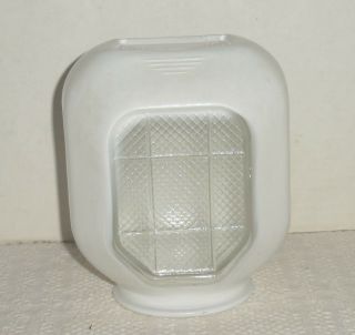 Vintage Porch Light Glass Shade Frosted Glass Outdoor 3 " Opening Single Light