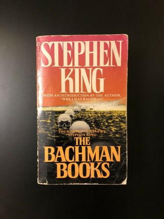 The Bachman Books By Stephen King Paperback Rage Rare