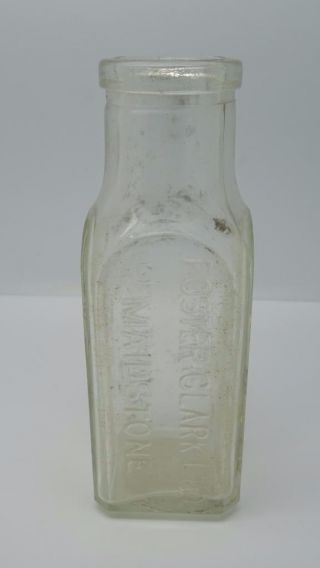 Antique Eiffel Tower Lemonade Bottle,  Foster Clark Ltd Maidstone