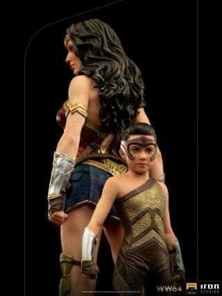 Iron Studios 1/10 Ww84 Wonder Woman Princess Diana & Kid Diana Figure Statue Toy