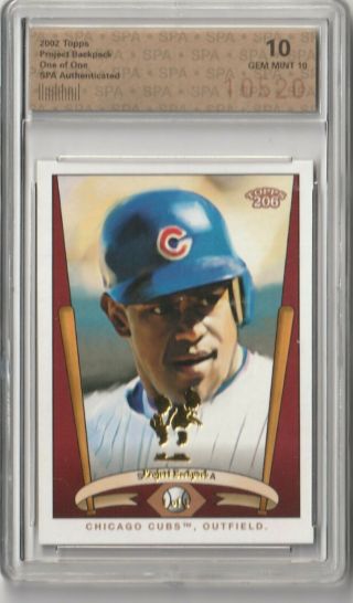 Sammy Sosa Topps 206 Project Backpack Rare 1/1 Wow