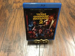 The Texas Chainsaw Massacre 2 Blu - Ray Scream Factory Rare Oop