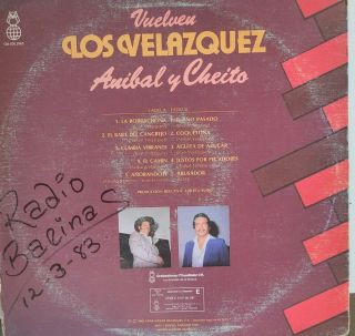 Vuelven Los Velásquez Anibal y Cheito RARE / Latin FUNK & Cumbia / 2