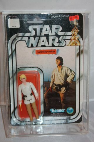 Vintage Kenner 1978 Star Wars Luke Skywalker 12 - Back Card Open