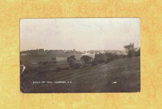 Ny Hartford 1908 - 29 Antique Rppc Real Photo Postcard View Of Pasture & Farms