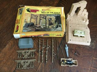 Vintage 1982 Kenner Indiana Jones Well Of The Souls Action Play - Set Rotla W/ Box