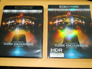 Close Encounters Of The Third Kind: W/rare Oop Slipcover (4k Ultra Hd & Blu - Ray)