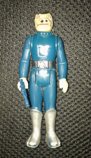 Vintage Star Wars Blue Snaggletooth 1978 Sears COMPLETE - NO TOE DENT - rare 3