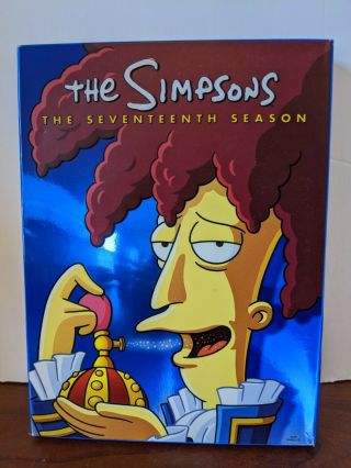The Simpsons: The Seventeenth Season 17 (dvd,  2014,  4 - Disc Set) Oop Rare