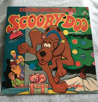 Scooby - Doo Exciting Christmas Stories Peter Pan Records Vinyl Lp Rare Children’s