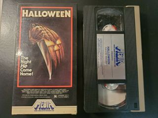 Halloween (vhs) Media Home Entertainment - 1981 Release Rare