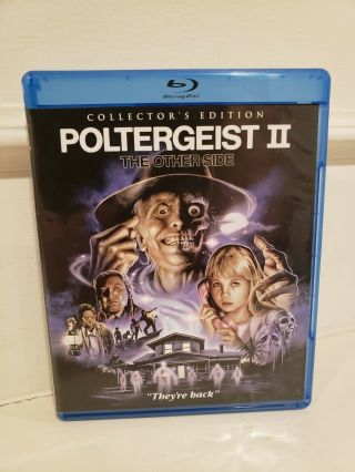 Poltergeist Ii: The Other Side (blu - Ray Disc,  2017,  Scream Factory) Rare,  Oop