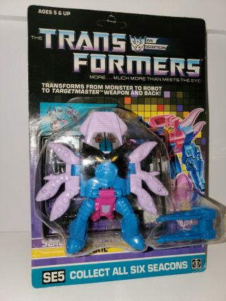 Transformers G1 Seacon Tentakill Moc Mosc Rare Unpunched