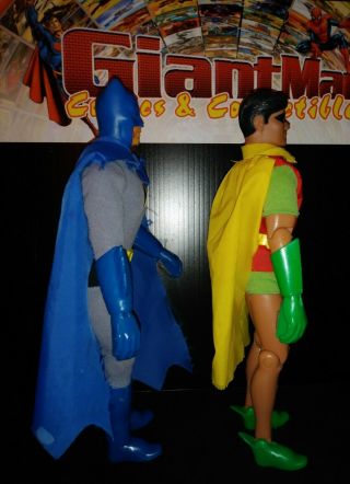 1978 Mego Magnetic Batman And Robin Action Figures 12 Inches Tall Vintage. 2