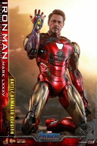 Hot Toys 1/6 Mms543d33 Avengers Endgame Iron Man Mark Mk85 Battle Tony