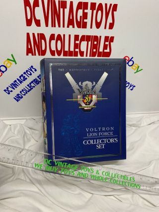 Toynami Voltron Lion Force 20th Anniv Diecast Robot Collectors Masterpiece Set