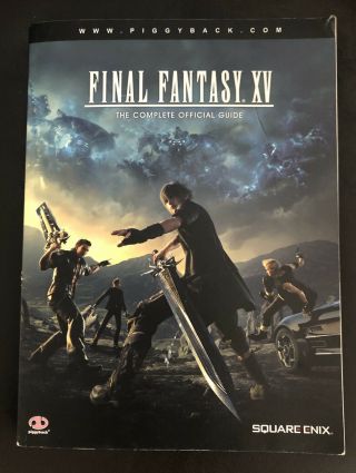 Rare Final Fantasy Xv The Complete Official Strategy Guide
