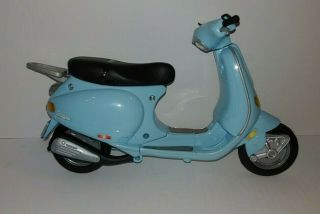 Mattel Barbie Vespa Scooter Bike 2003 Light Blue