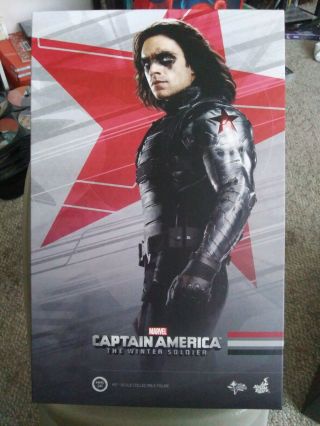 Hot Toys 1/6 Mms241 Captain America Winter Soldier Bucky Action Figure 12 Inch