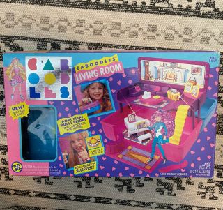 Rare Vintage 1993 Caboodles Toy Biz Living Room Playset & Box But No Doll