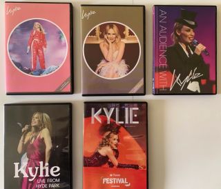 Kylie Minogue - 5 Concert / Specials On Dvd - Rare Only Opened For Photos